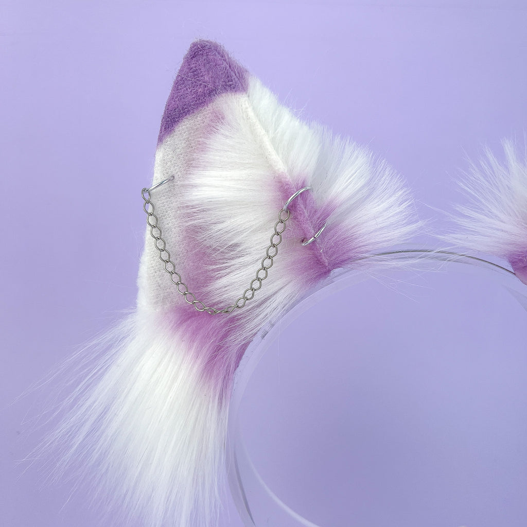 Orelhas Raposa Lilac - pelúcia importada
