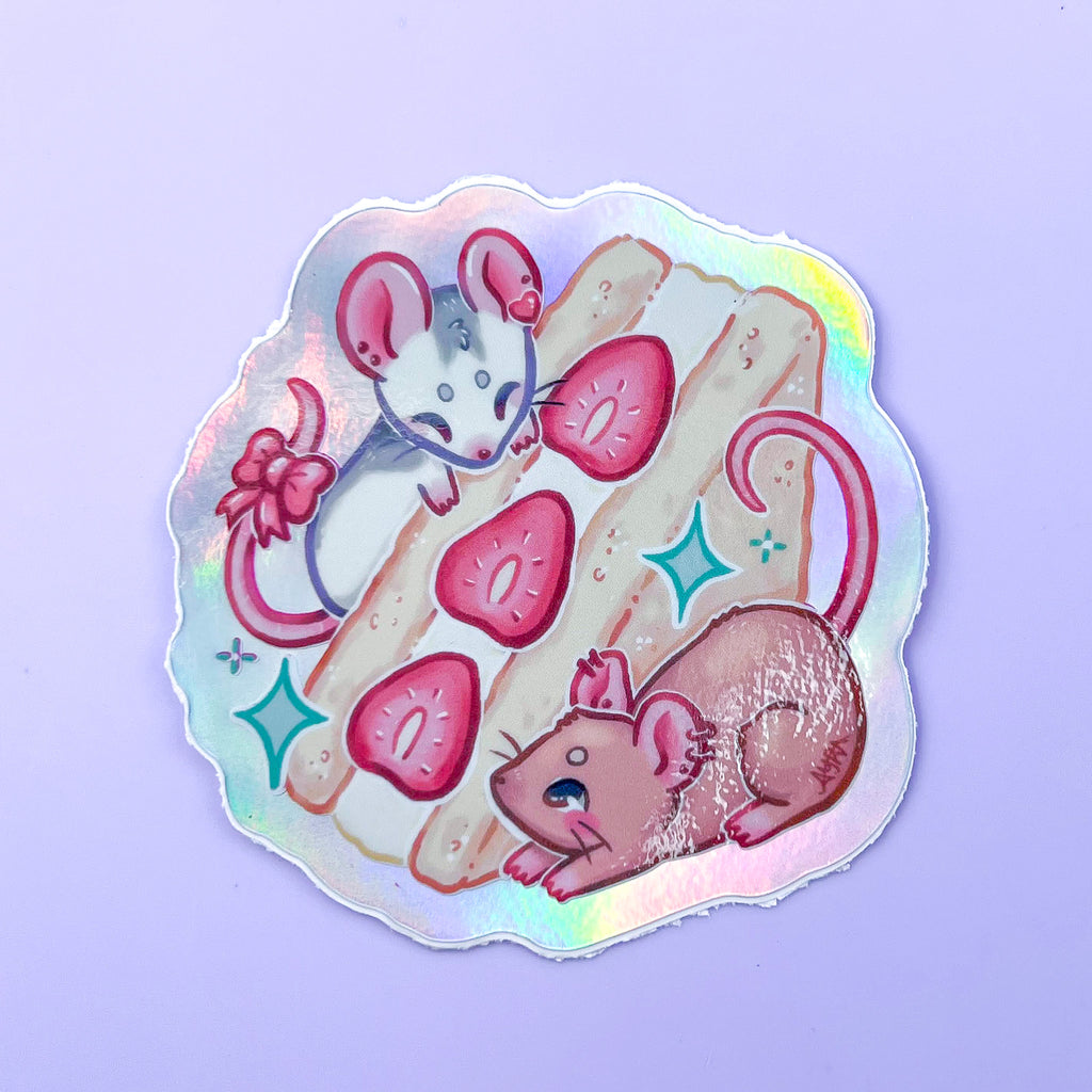 Adesivos Ratinhos + Comidas japonesas