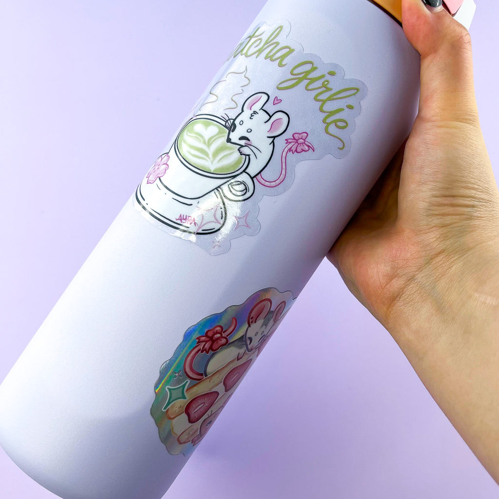 Adesivos Ratinhos + Comidas japonesas