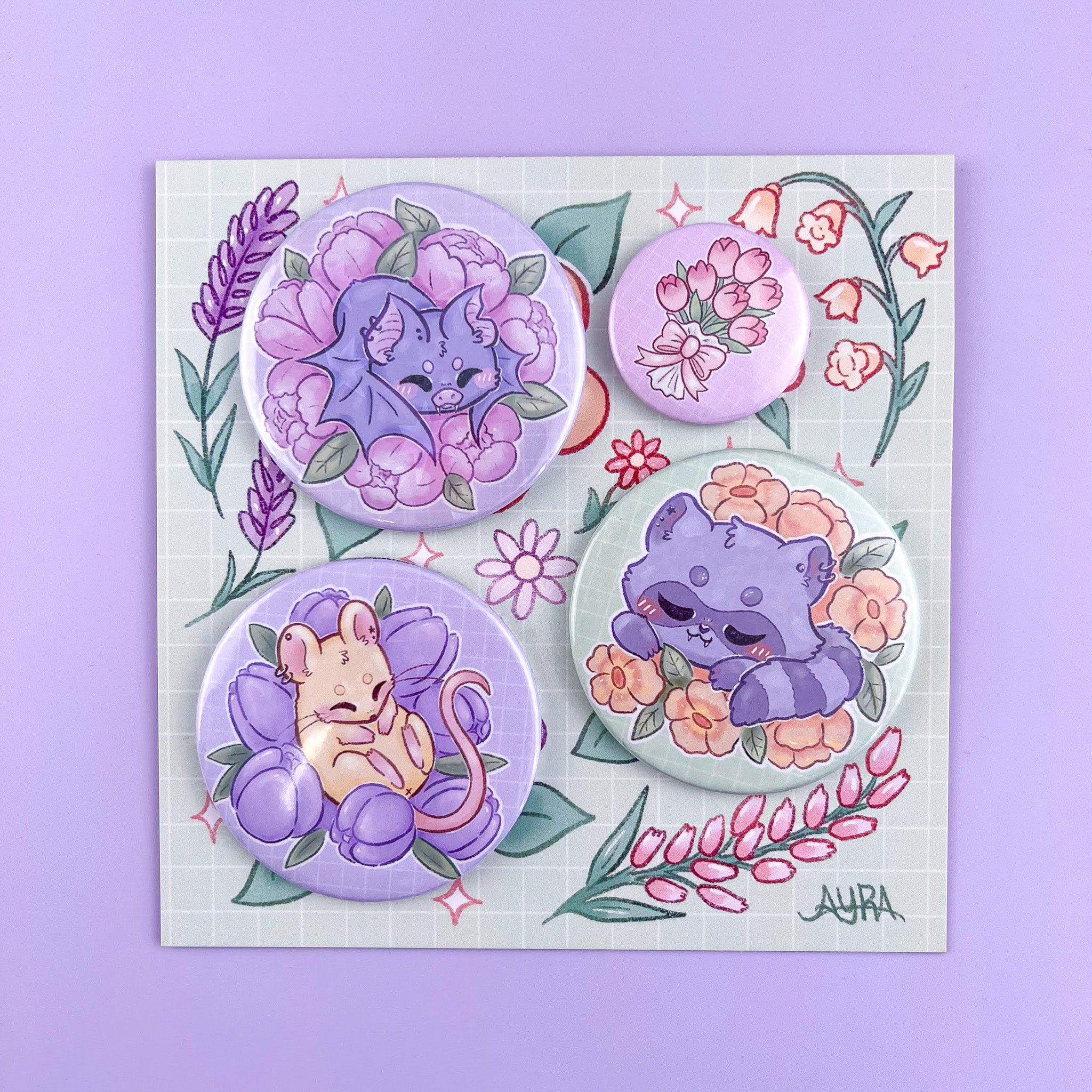 Buttons SugarBloom