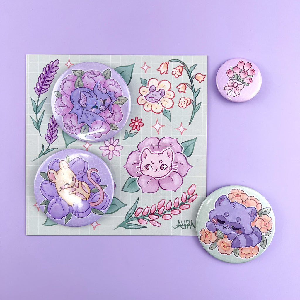 Buttons SugarBloom