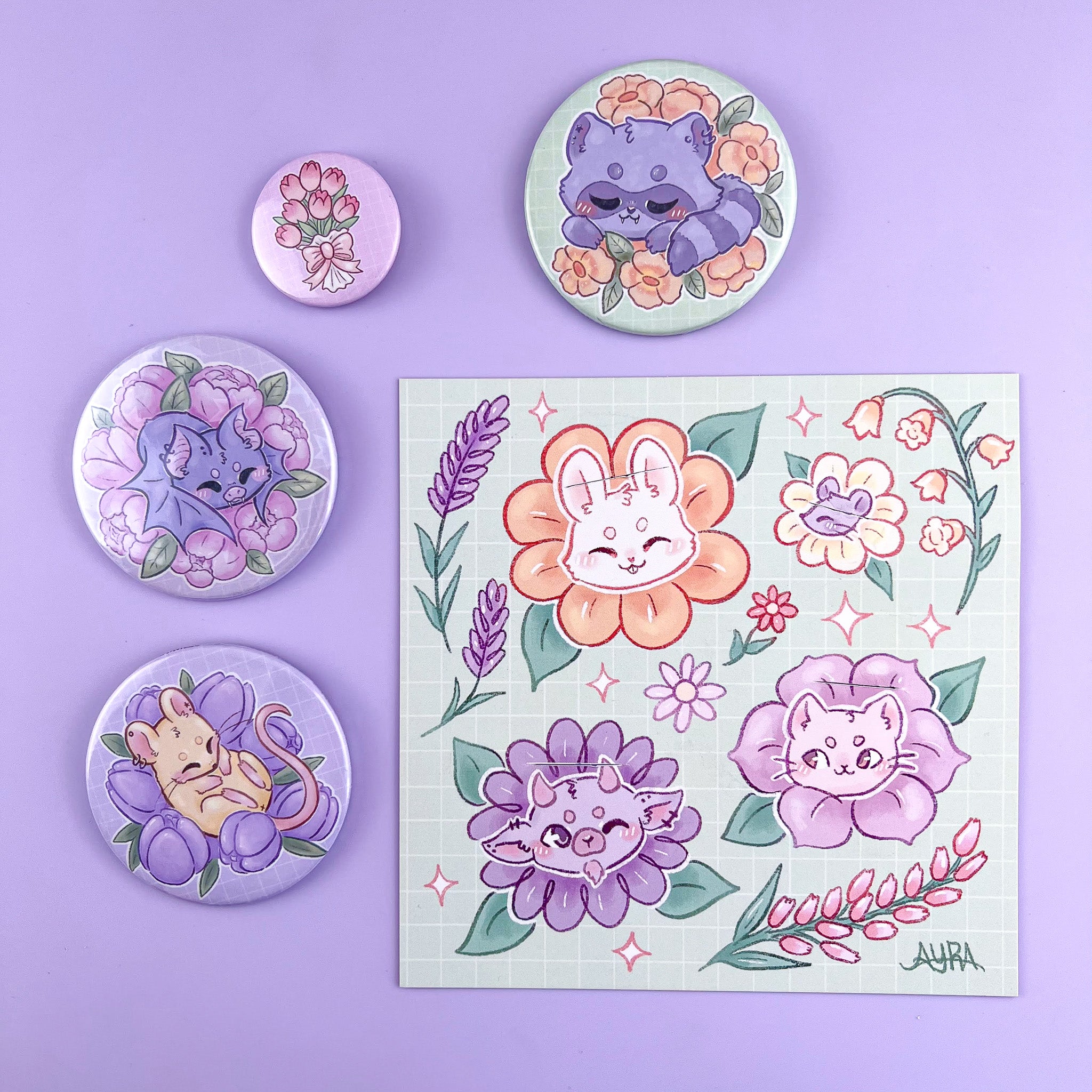 Buttons SugarBloom