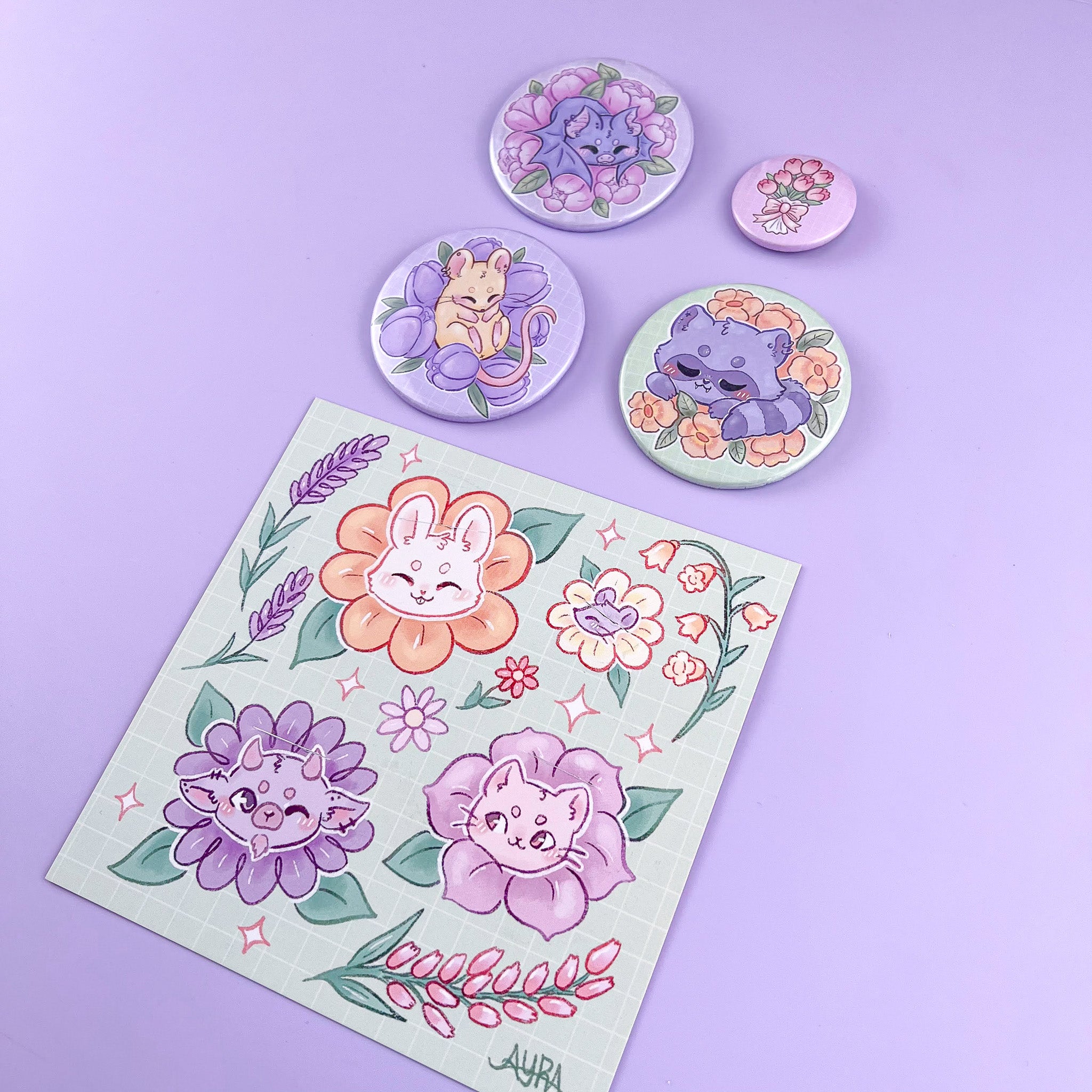 Buttons SugarBloom