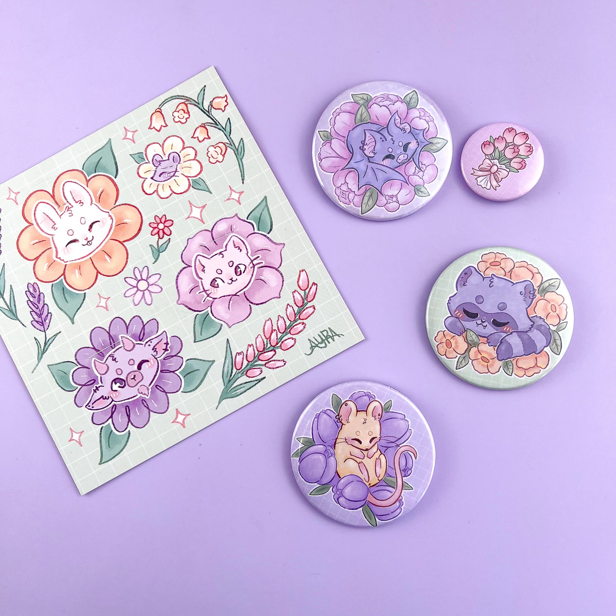 Buttons SugarBloom