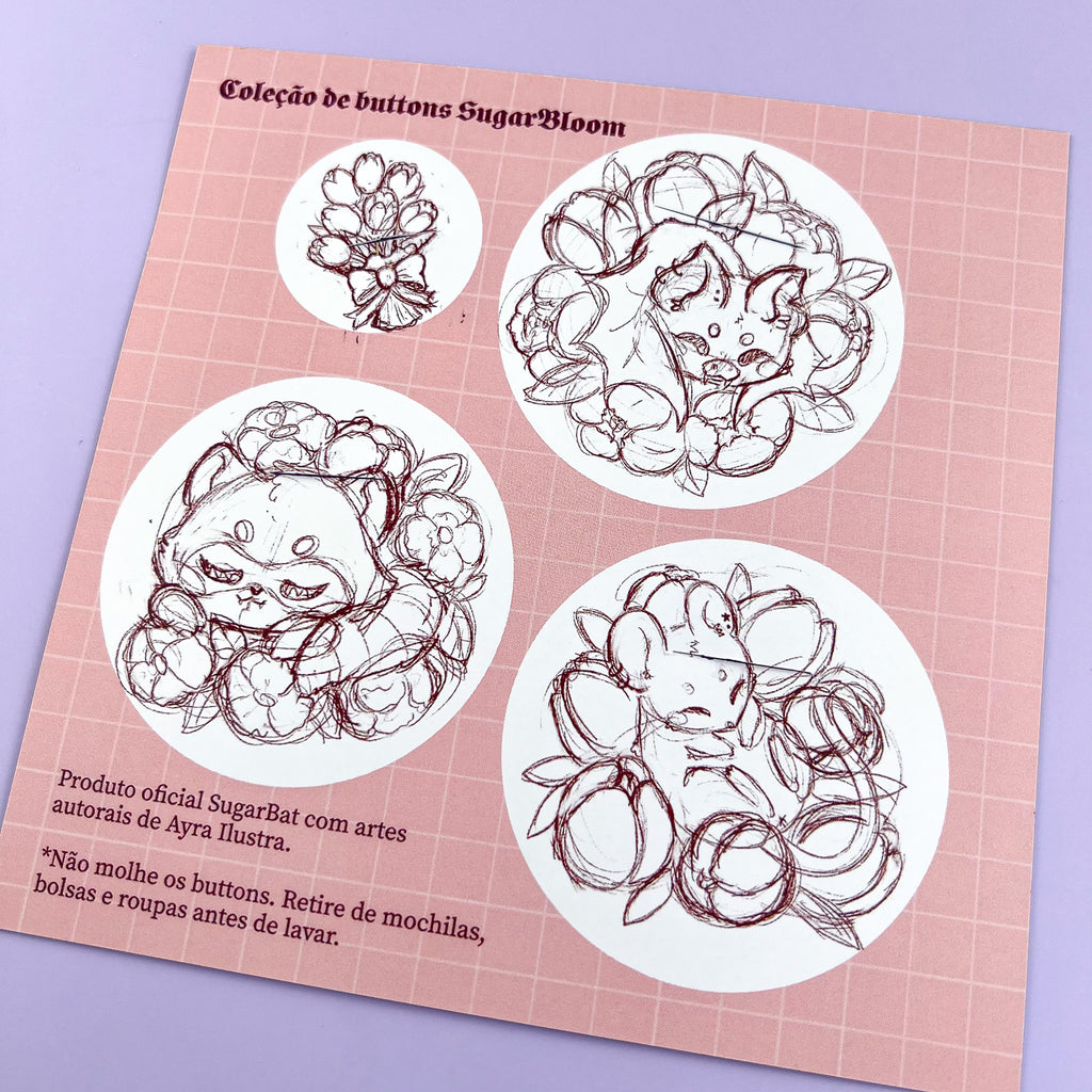 Buttons SugarBloom