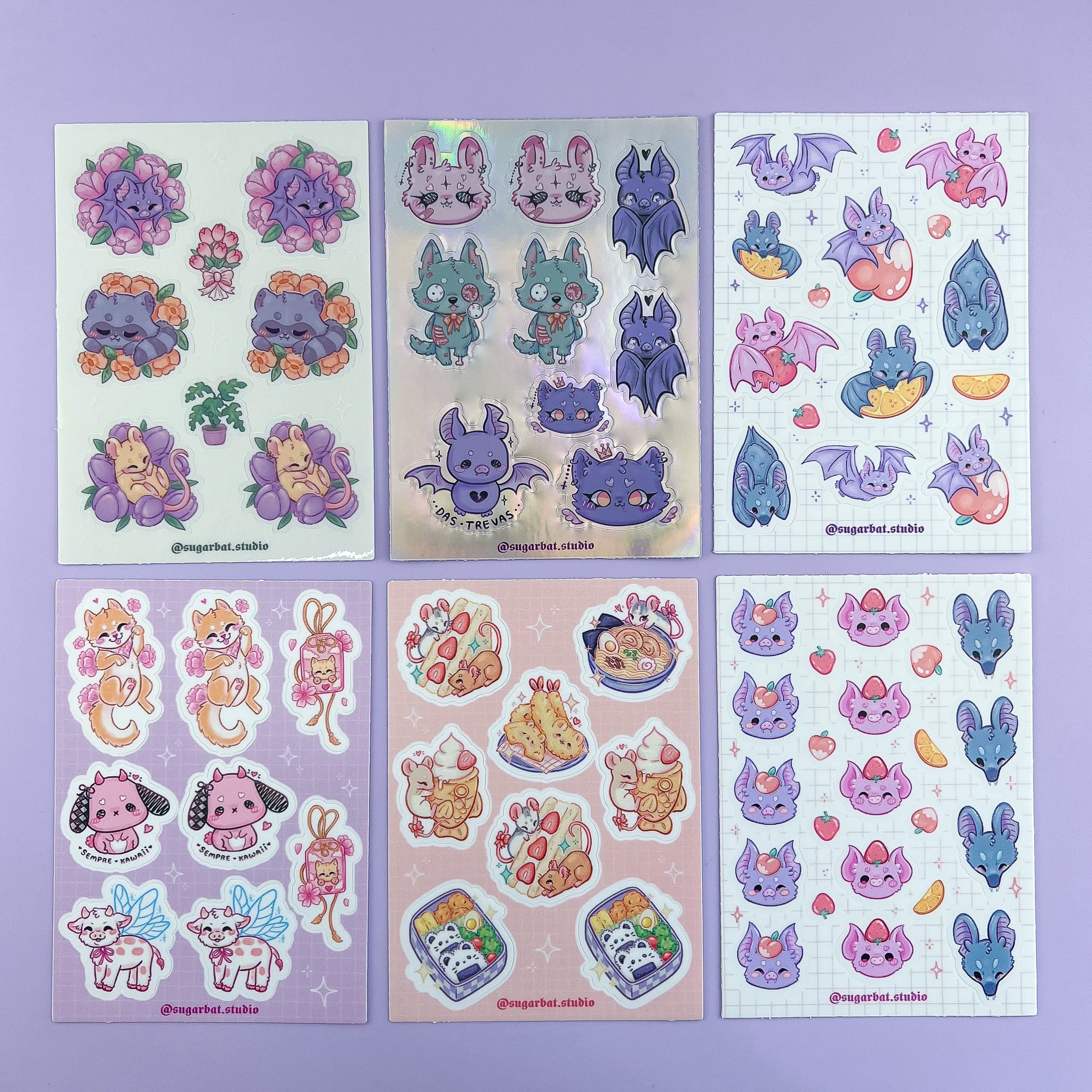 Kit Cartelas de Adesivos