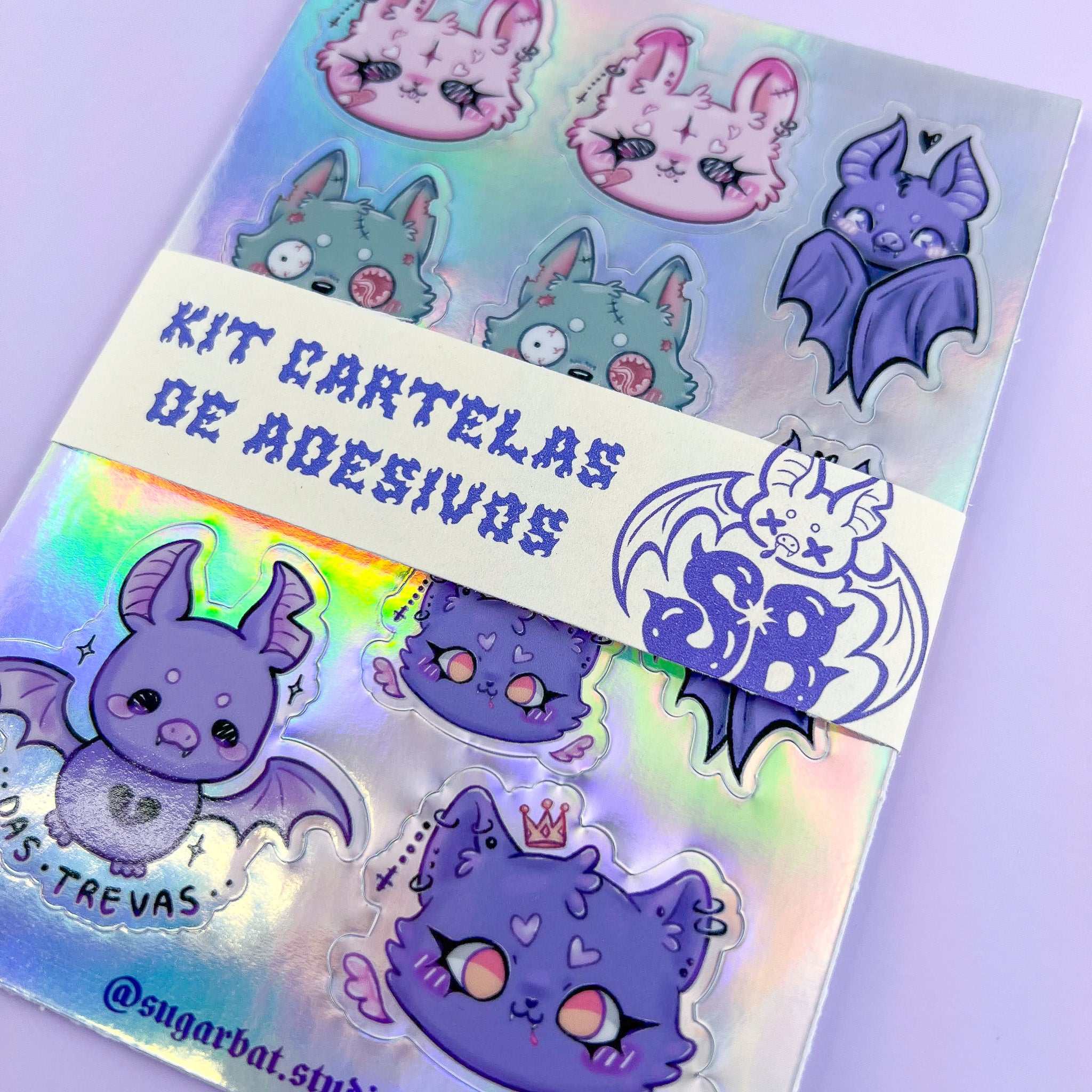 Kit Cartelas de Adesivos