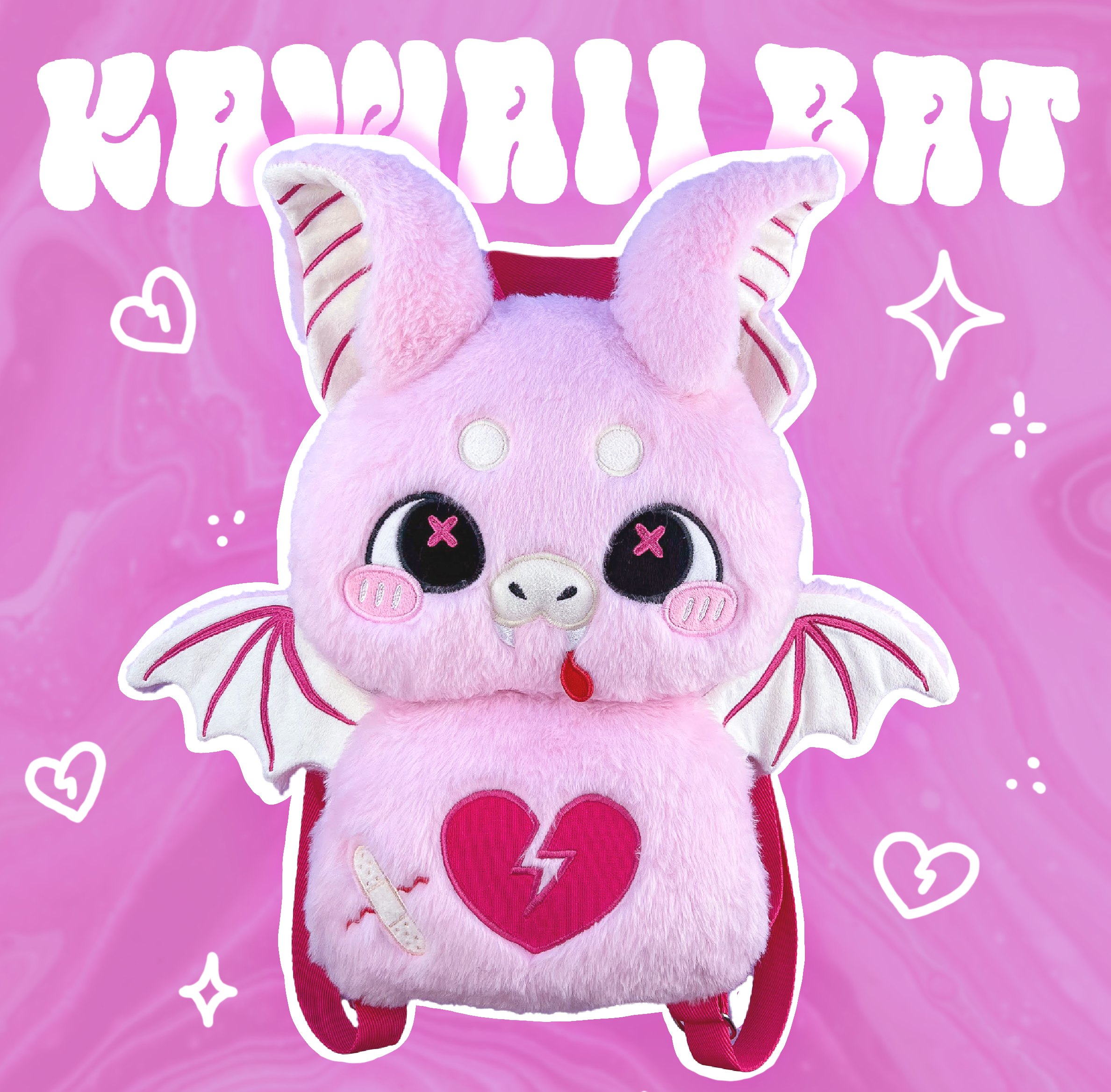Mochila Kawaii Bat