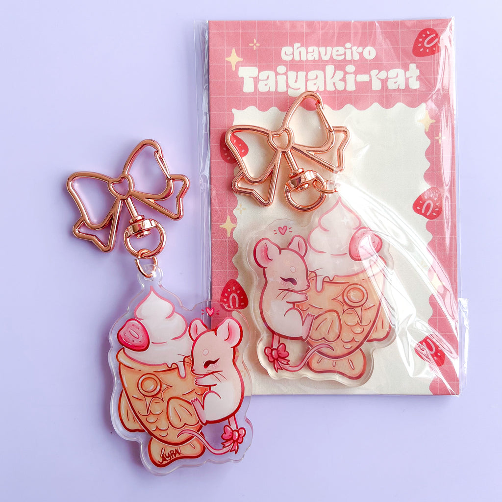 Chaveiro Taiyaki-rat