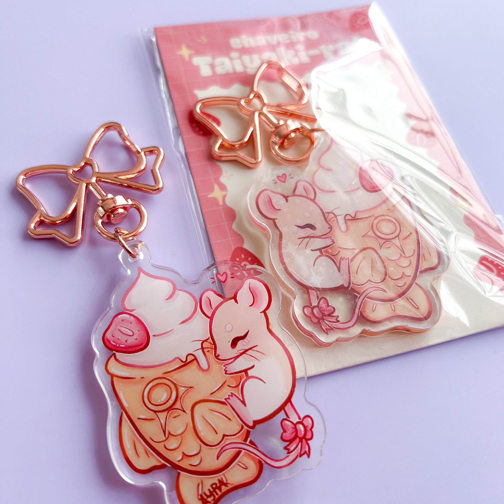 Chaveiro Taiyaki-rat