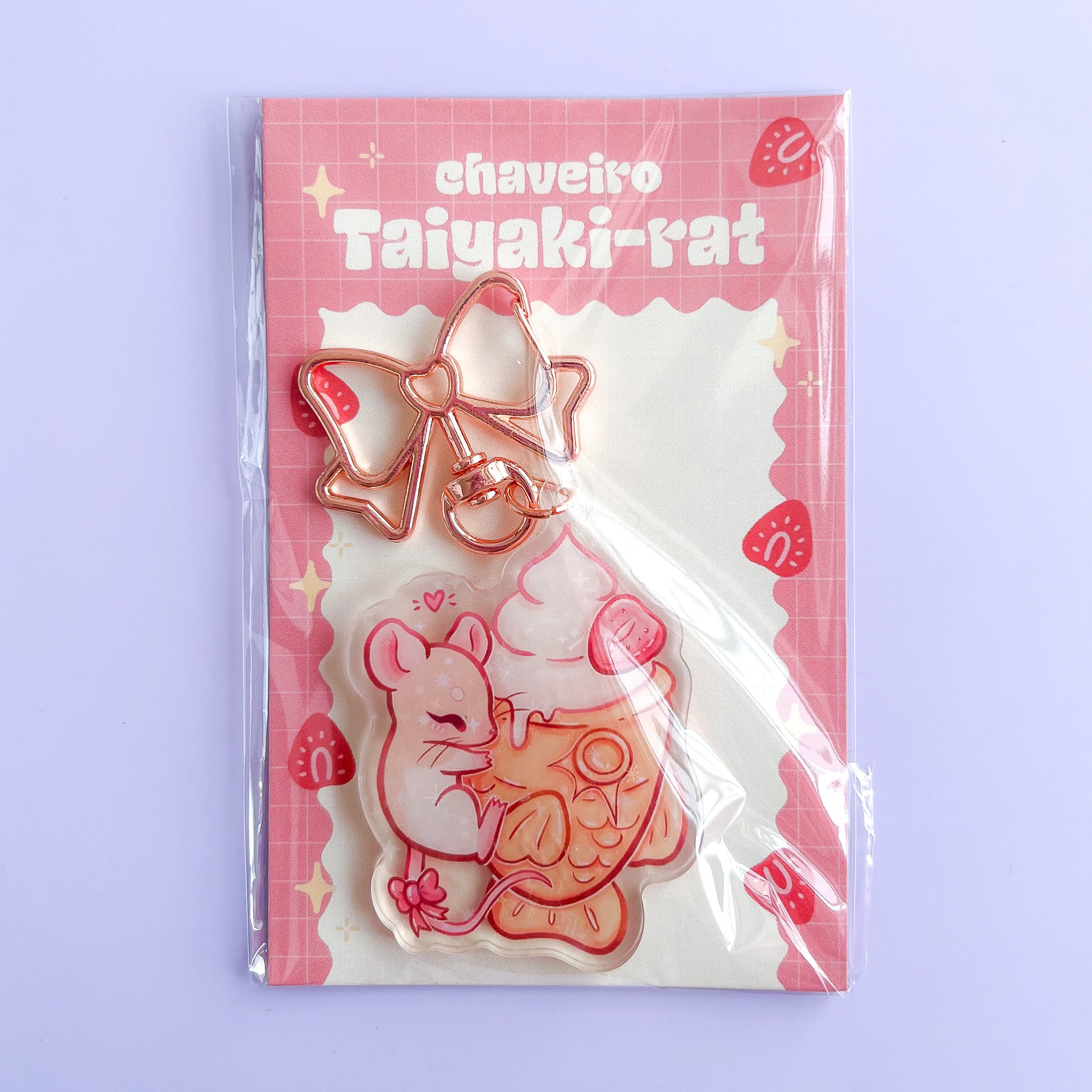 Chaveiro Taiyaki-rat