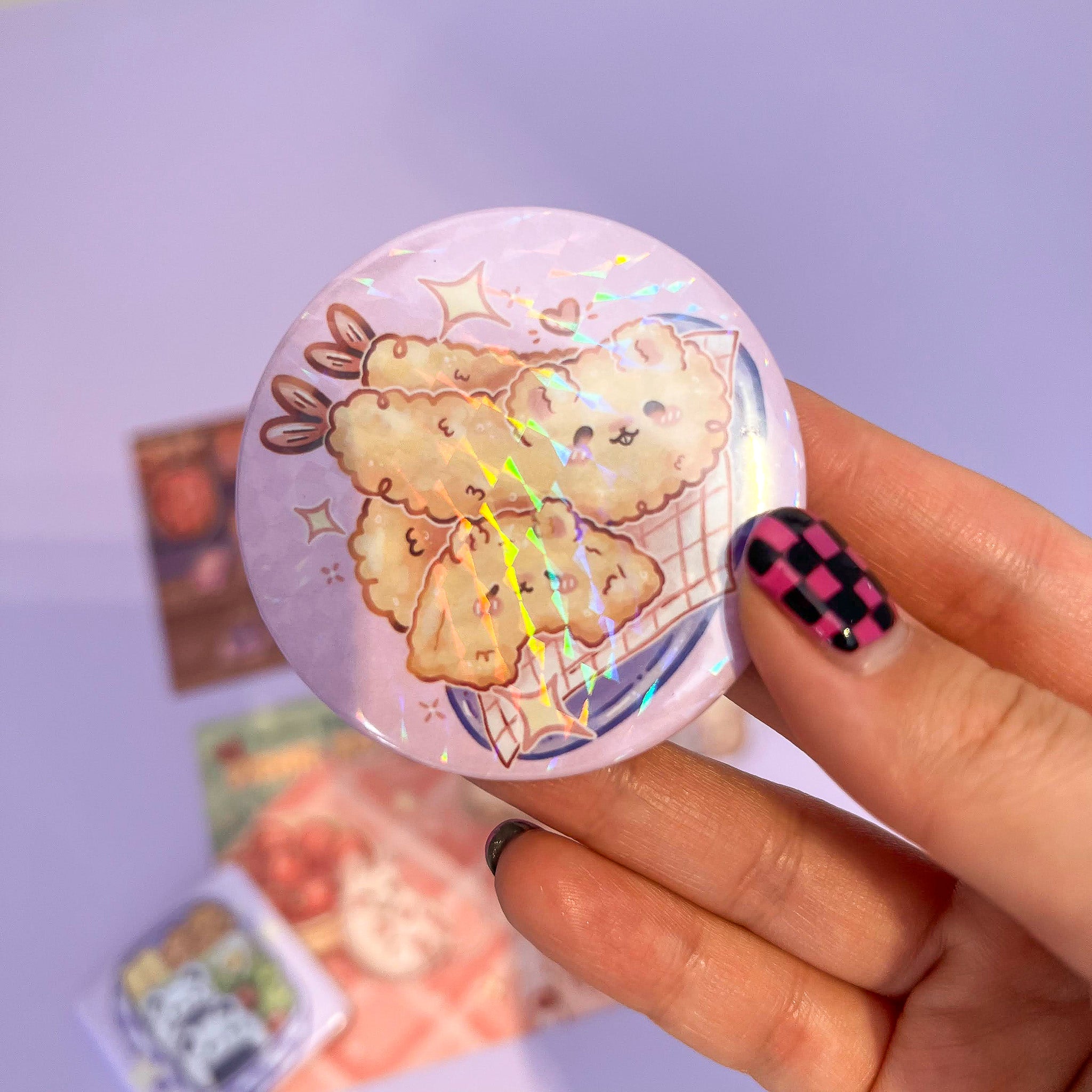 Buttons gigantes Ramen Shop + Picnic Rats