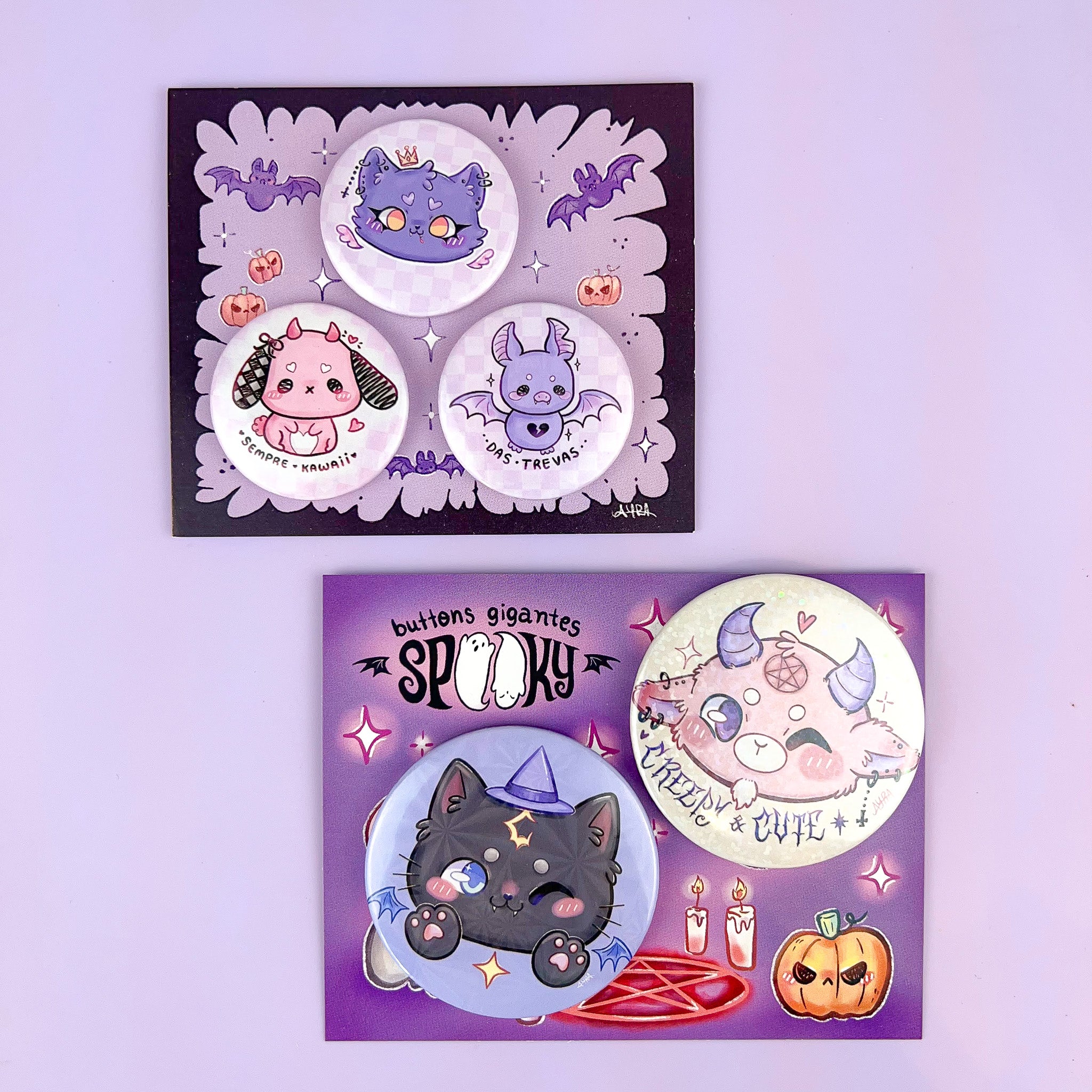 Buttons Dark + Spooky