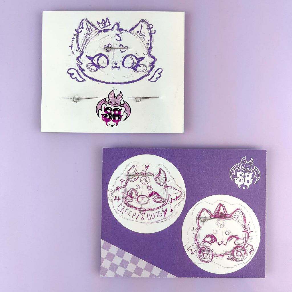 Buttons Dark + Spooky