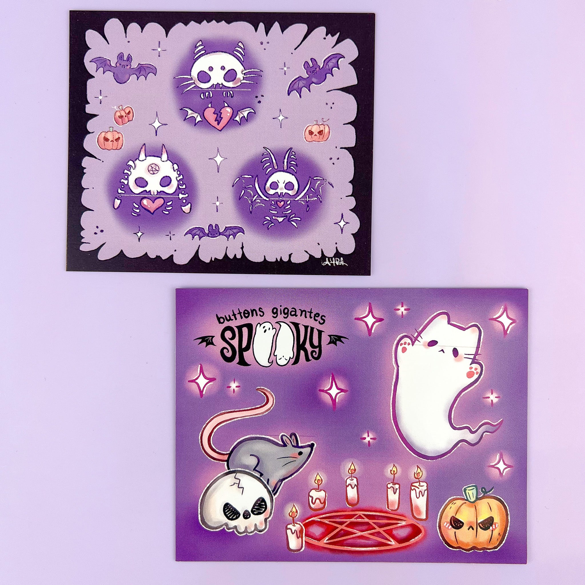 Buttons Dark + Spooky