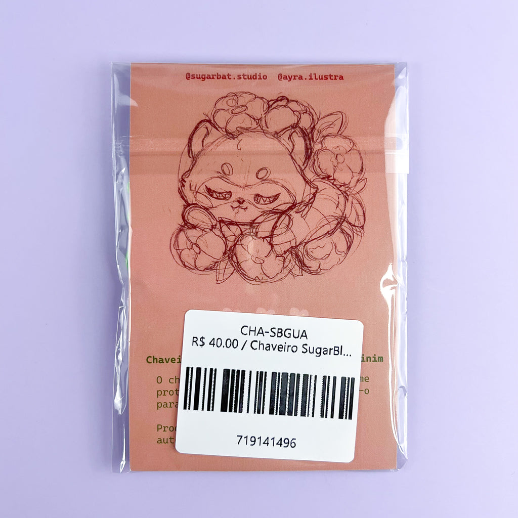 Chaveiro SugarBloom Guaxinim