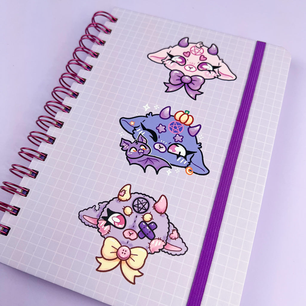 Stickerbook Baphomets Kawaii