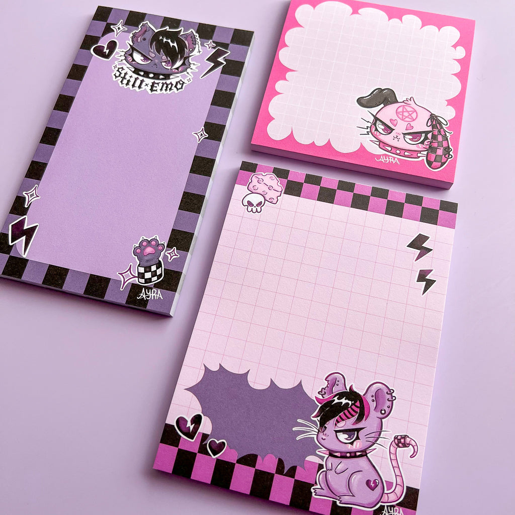 Blocos de notas Emo Club