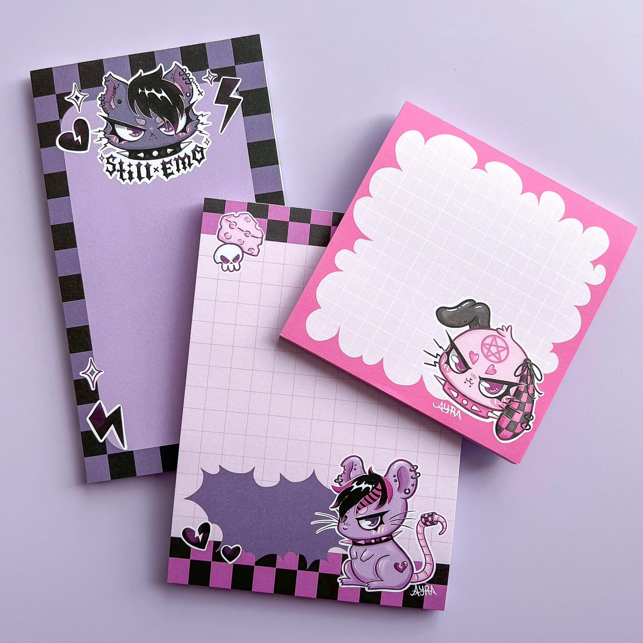 Blocos de notas Emo Club