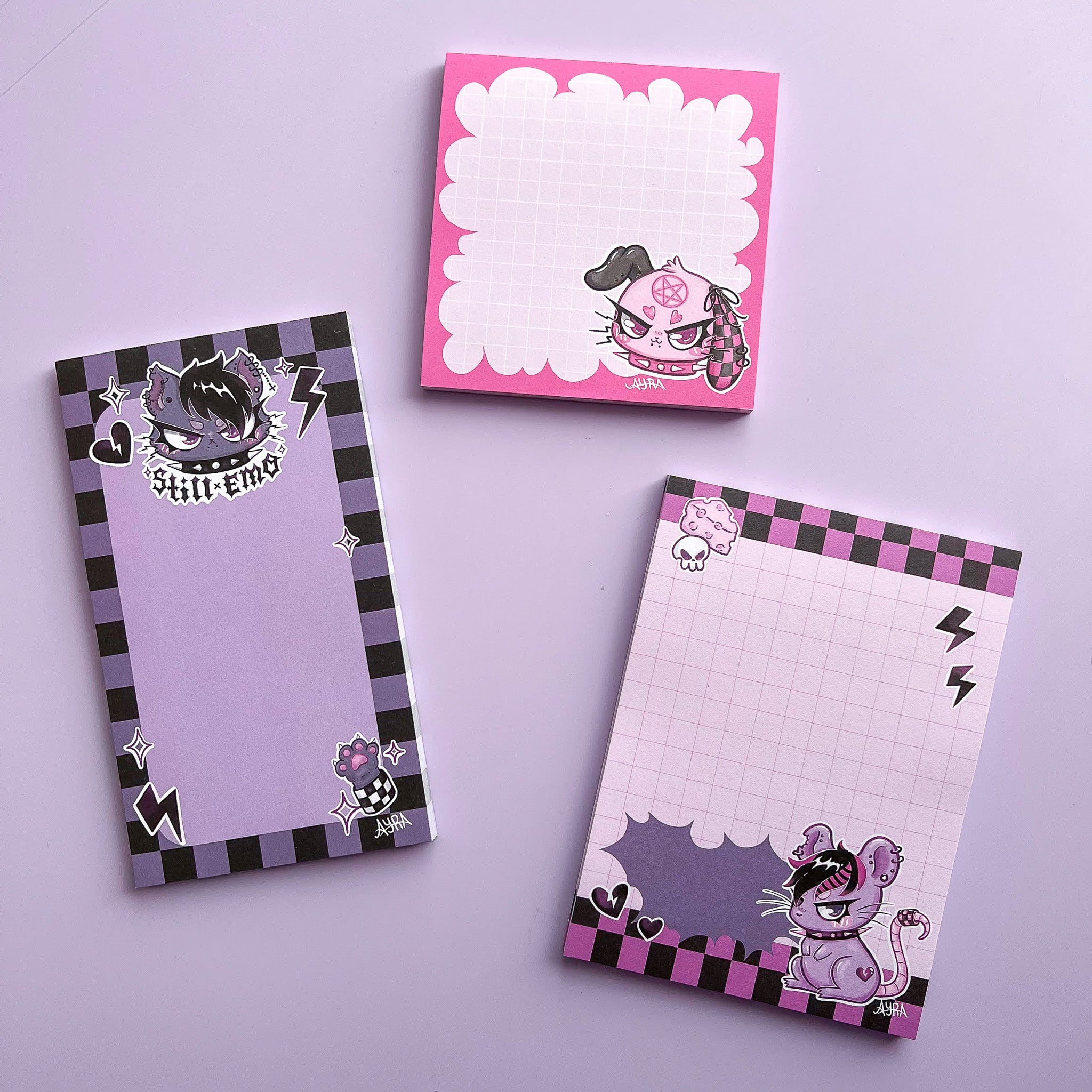 Blocos de notas Emo Club