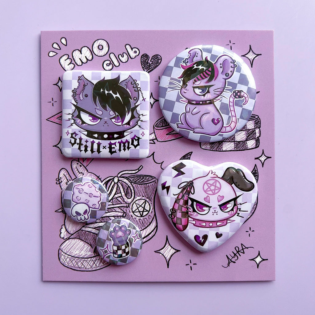 Buttons Emo Club
