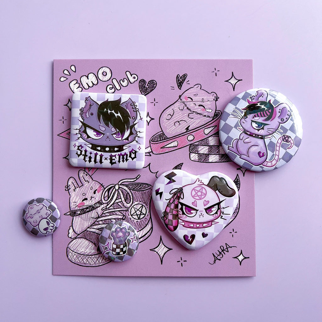 Buttons Emo Club