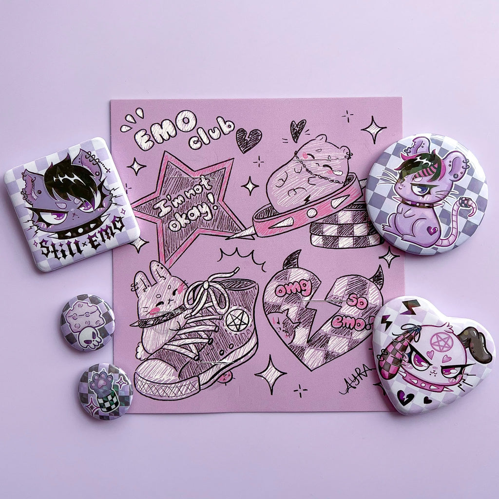Buttons Emo Club