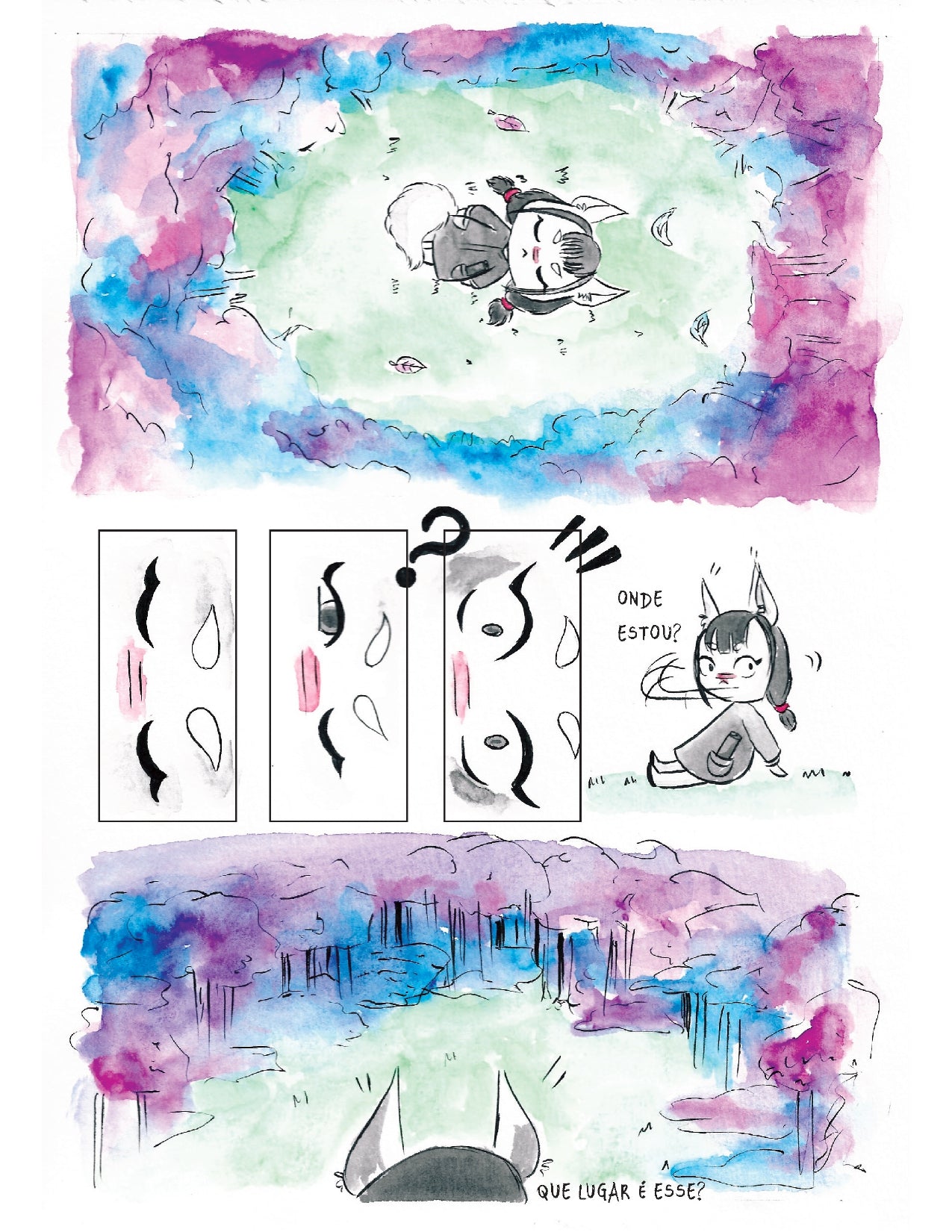 História em quadrinhos Unaware